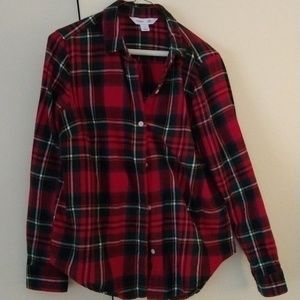 Plaid flannel shirt
